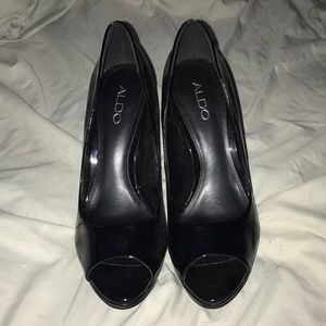 Aldo black heels